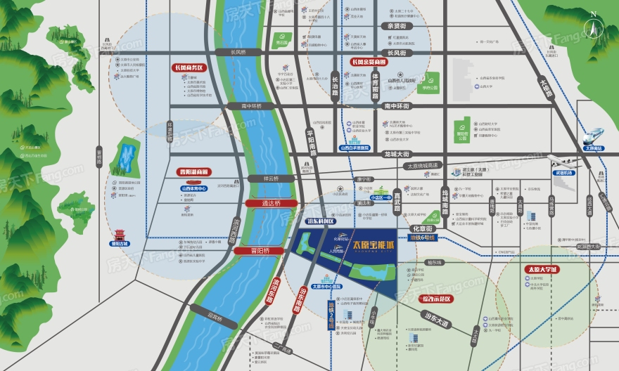 深圳宝能来了，将在汾东投资建成千亩中央商住大城，引全城瞩目