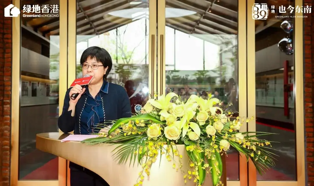 李建芳副区长演讲现场实景图