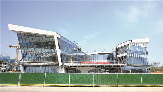 川港合作示范园项目总体规划展示馆主体建设已进入尾声