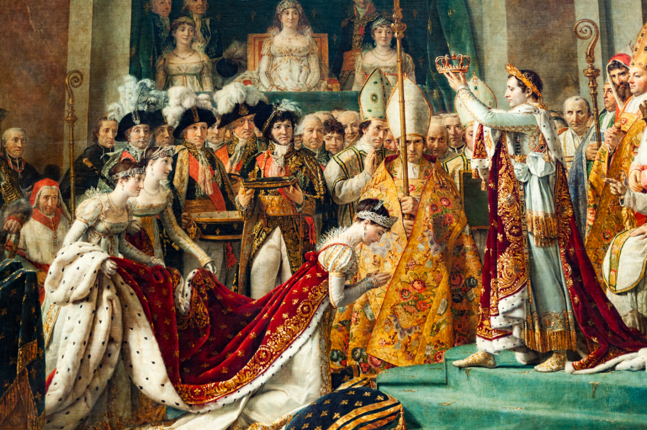 【拿破仑一世皇帝的加冕礼】 图源于网络 侵删