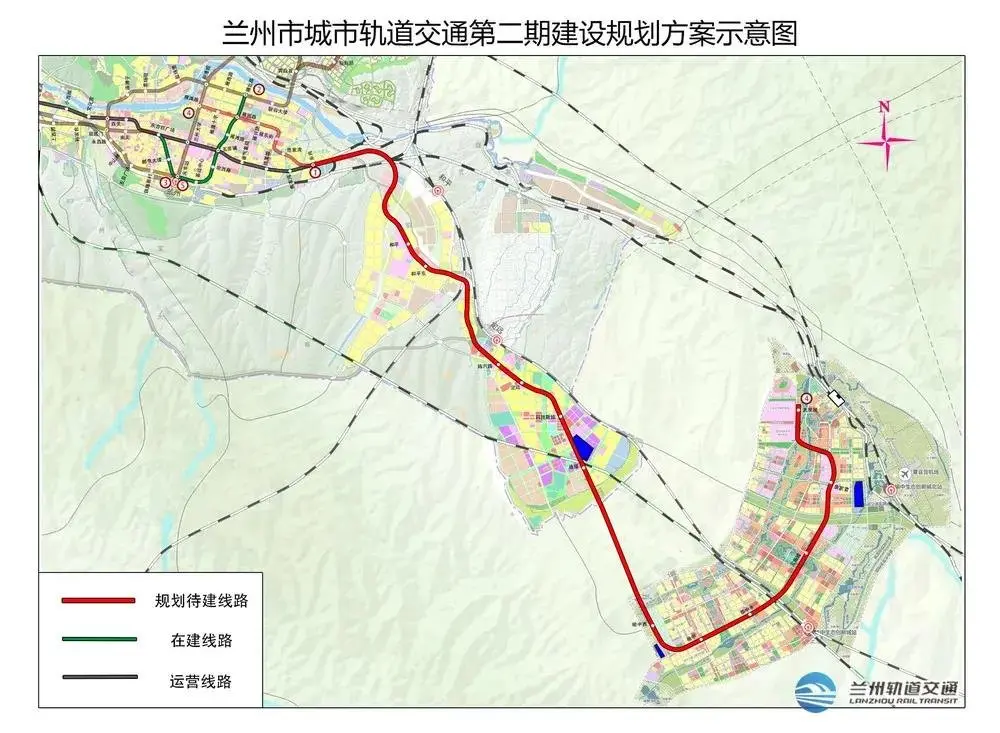 兰州地铁建设新动态!拟申报4号线一期工程