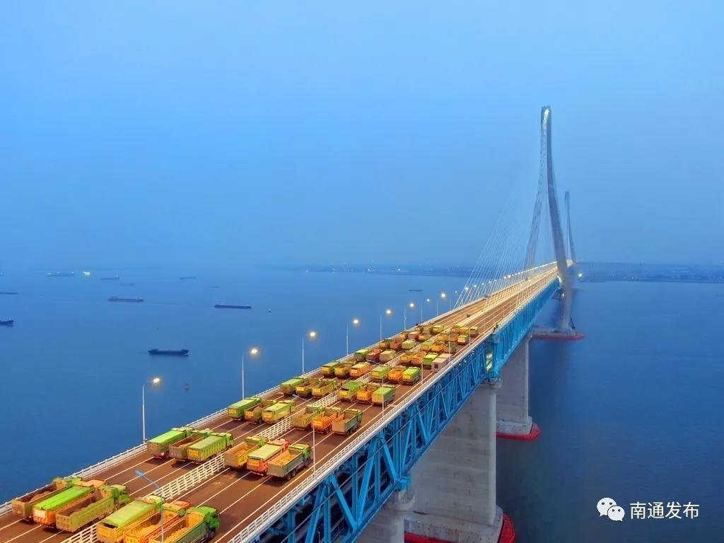 震撼！今晨，沪通长江大桥完成一项“国内之最”试验！