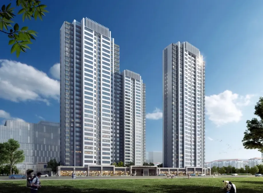 (建筑立面效果图)