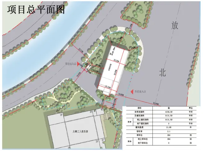 迎泽大街南地块项目位于桥东街北二巷与迎泽大街西南侧.