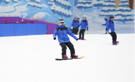 奥运韩晓鹏8月6日亲临重庆融创雪世界，水世界雪世界进入试运营阶段
