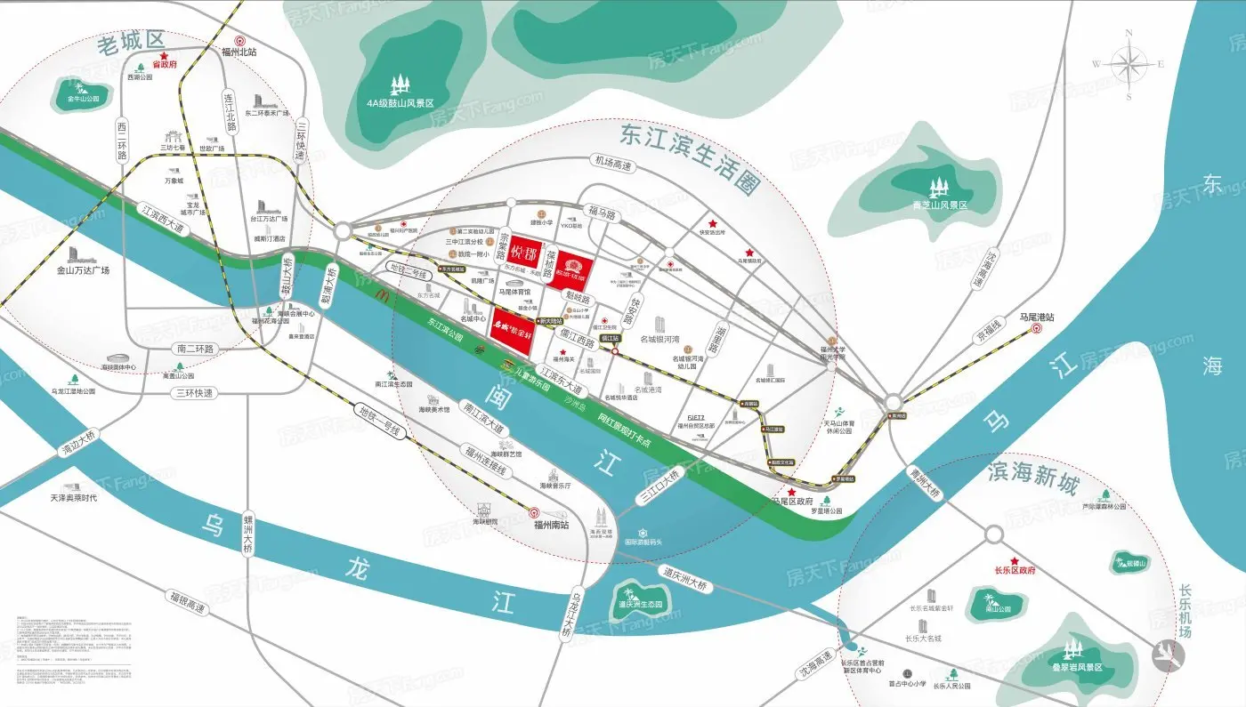 2线 3区 6盘！8.23房天下免费看房团报名开启 优惠往这看