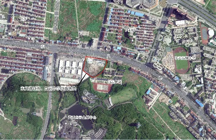 楼面起价4155元/㎡,东阳白云街道22亩商住用地挂牌