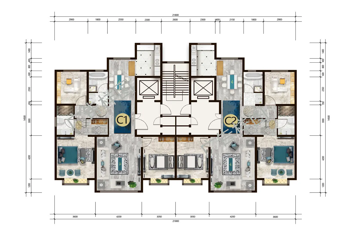 锦瑞和源户型图出炉建面约100220㎡户型抢先看