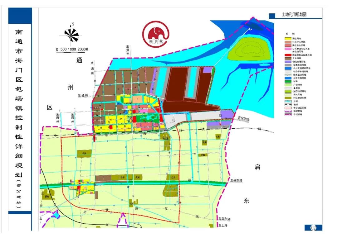 激动海门区包场镇控制性详细规划出炉速看