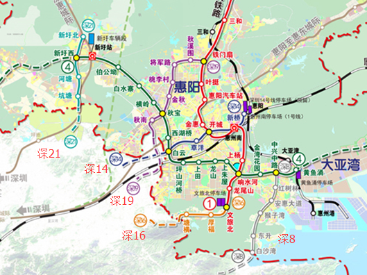 深莞惠5年内轨道互通,都市圈同城化加速"合体"!