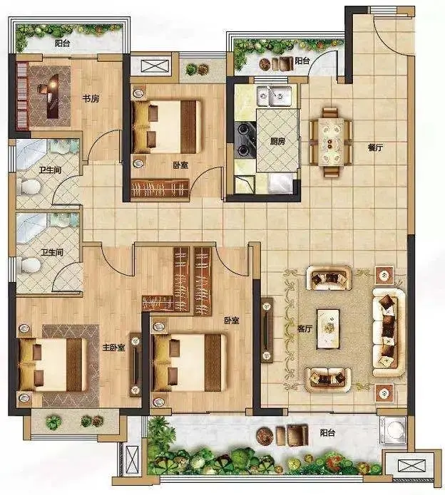 中建城发荆江之星户型图