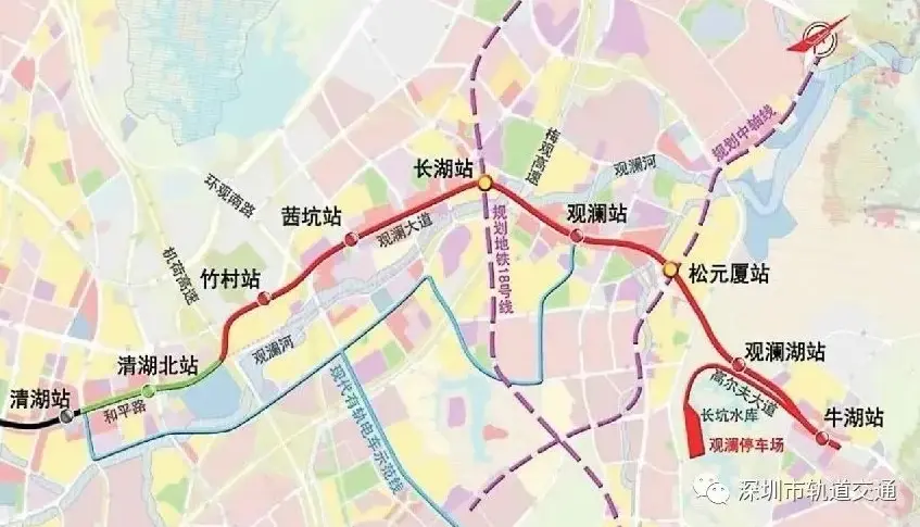 深圳地铁,2,3,4号线延长线及8号线预计今年下半年就要开通啦!