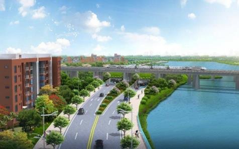 广州北站滨湖路工程项目开建 贯通花都东西城区