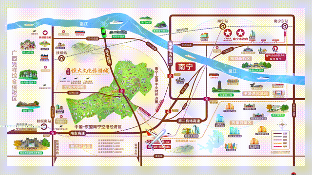 再添重磅利好！南宁空港恒大文化旅游城、恒大养生谷业主专属巴士发布！