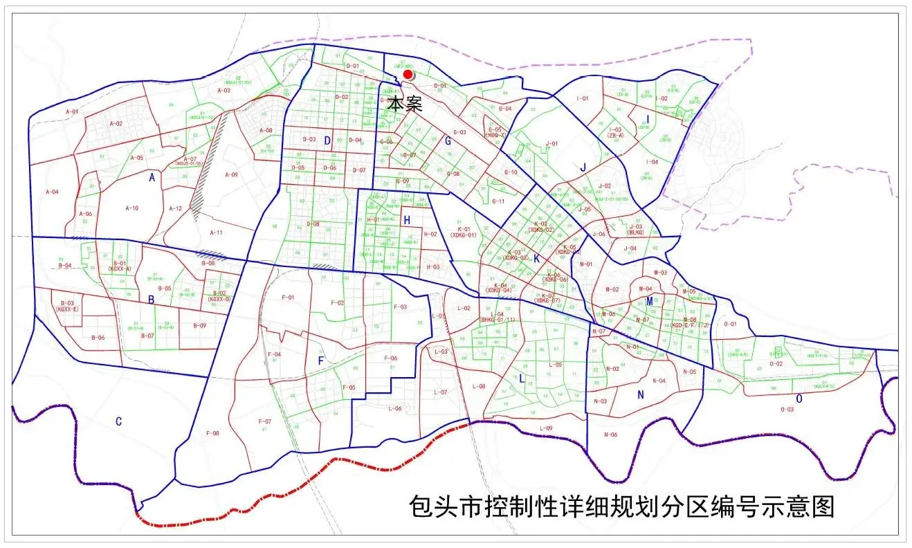 早在2010年的《包头市城市总体规划(2011-2020)》方案中青北的规划