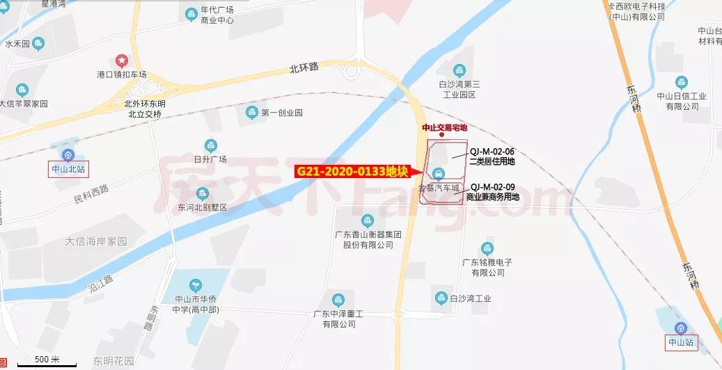 宝龙首进中山！27.5亿拿下岐江新城251亩地标综合体地块！8万㎡购物中心、2万㎡五星级酒店都来了