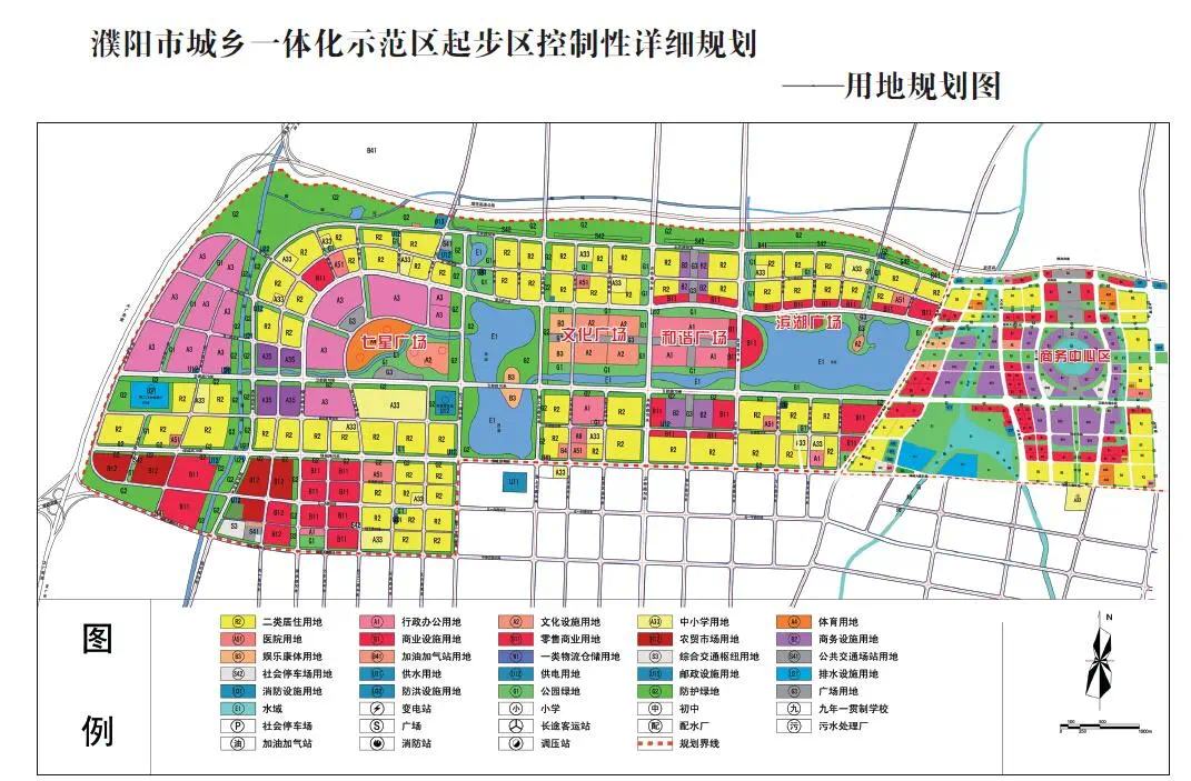龙山公园炫酷荧光跑道 濮北新区是政府2010年所提出 集行政,商务办公