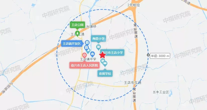 嘉兴秀洲区王店镇一宗宅地成功出让 1.8亿元+竞配住房面积12100㎡