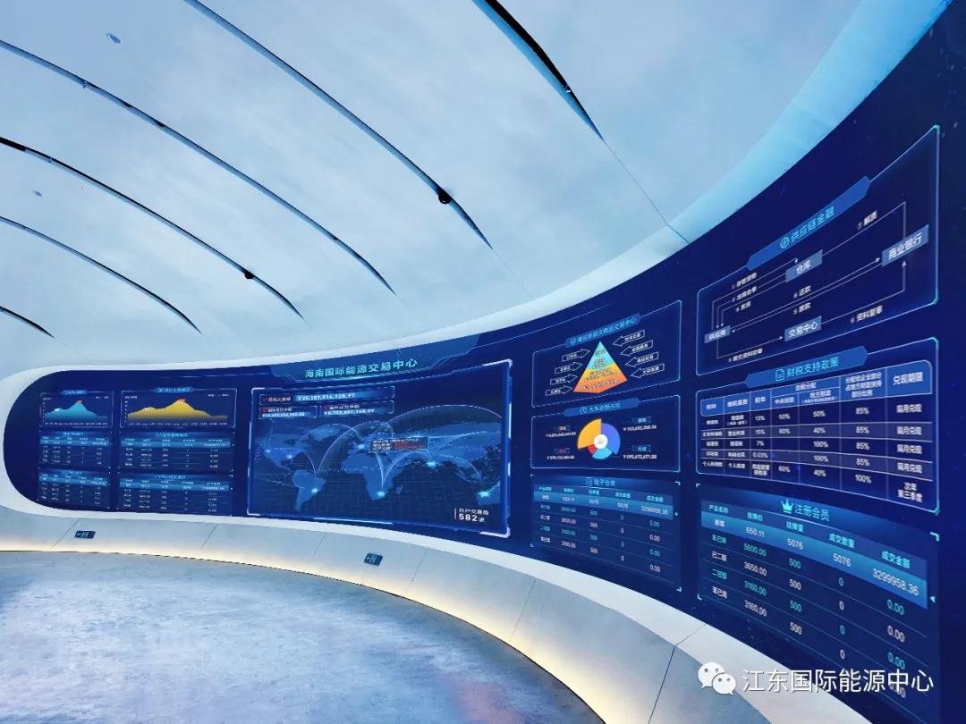 江东·国际能源中心—交易大厅已完工达到交付条件，将打造大宗商品交易平台