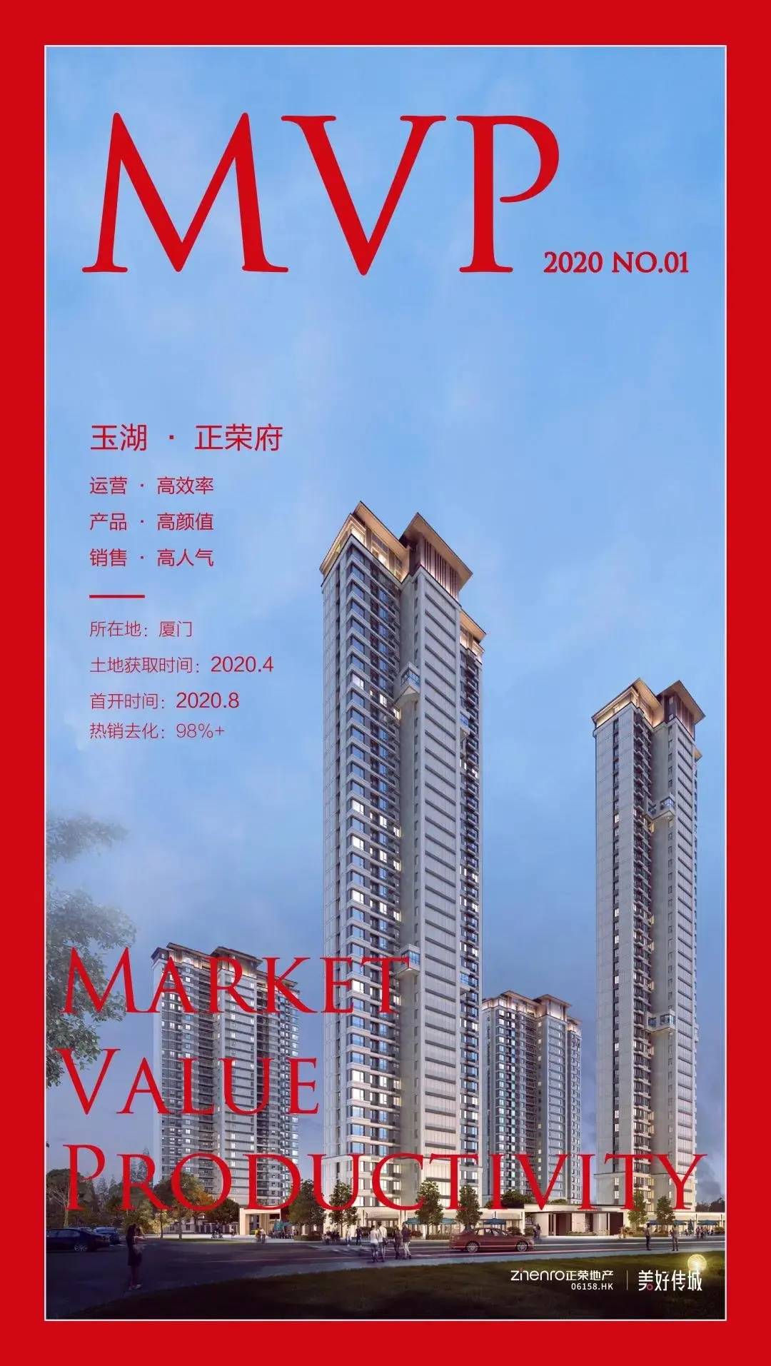 高质量！正荣地产再获综合实力20，运营效率