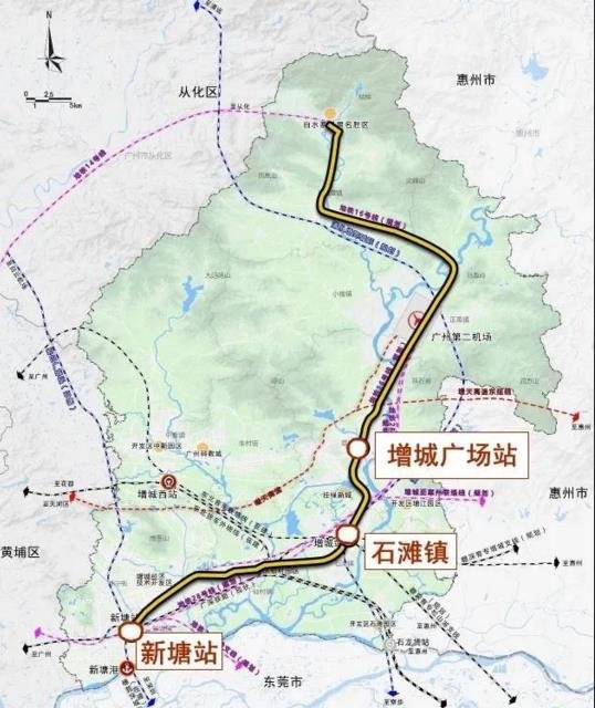 未来增城将 规划建设新型有轨电车示范线(建设年限:2021年-2024年),经