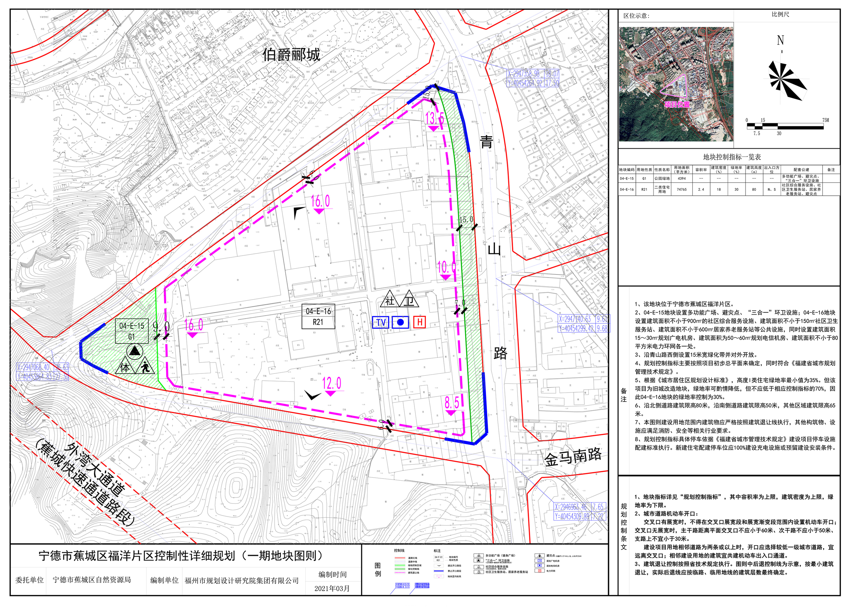 蕉城区福洋片区一期地块控制性详细规划公示-宁德新房