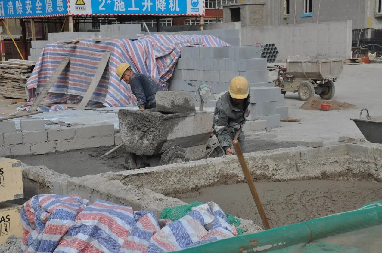 金域王府四月工程进度报道