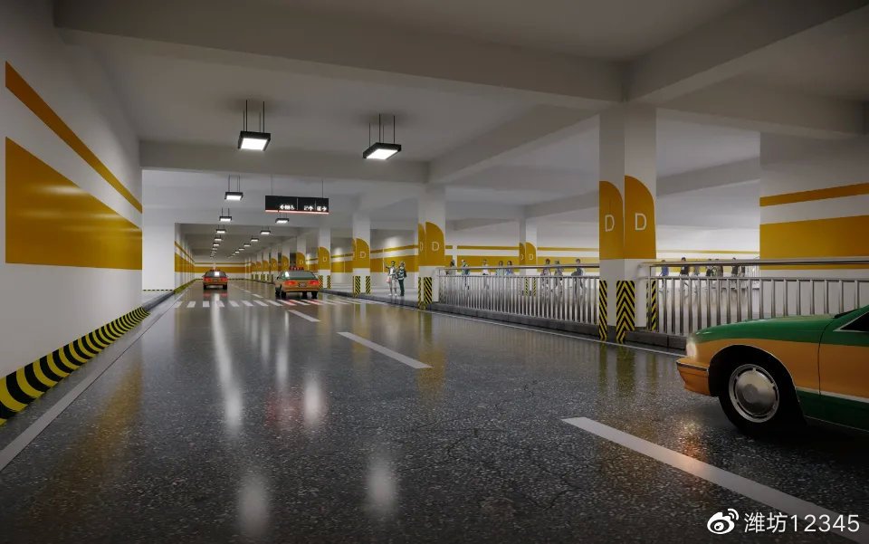 潍坊火车站北广场进展 地下停车场改造项目进行中