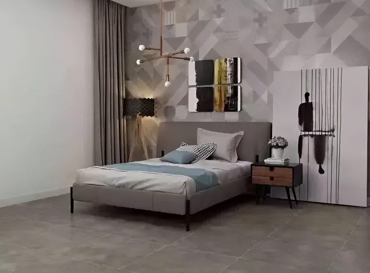 东湖现代风小型客厅墙贴瓷砖装修效果图 – 设计本装修效果图