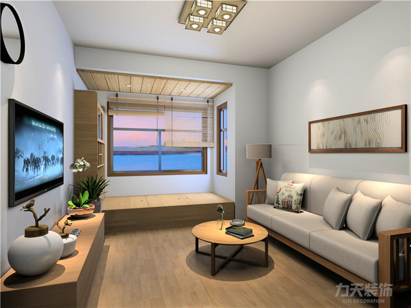 简单舒服的日式风格85平米两室一厅装修大气低调奢华
