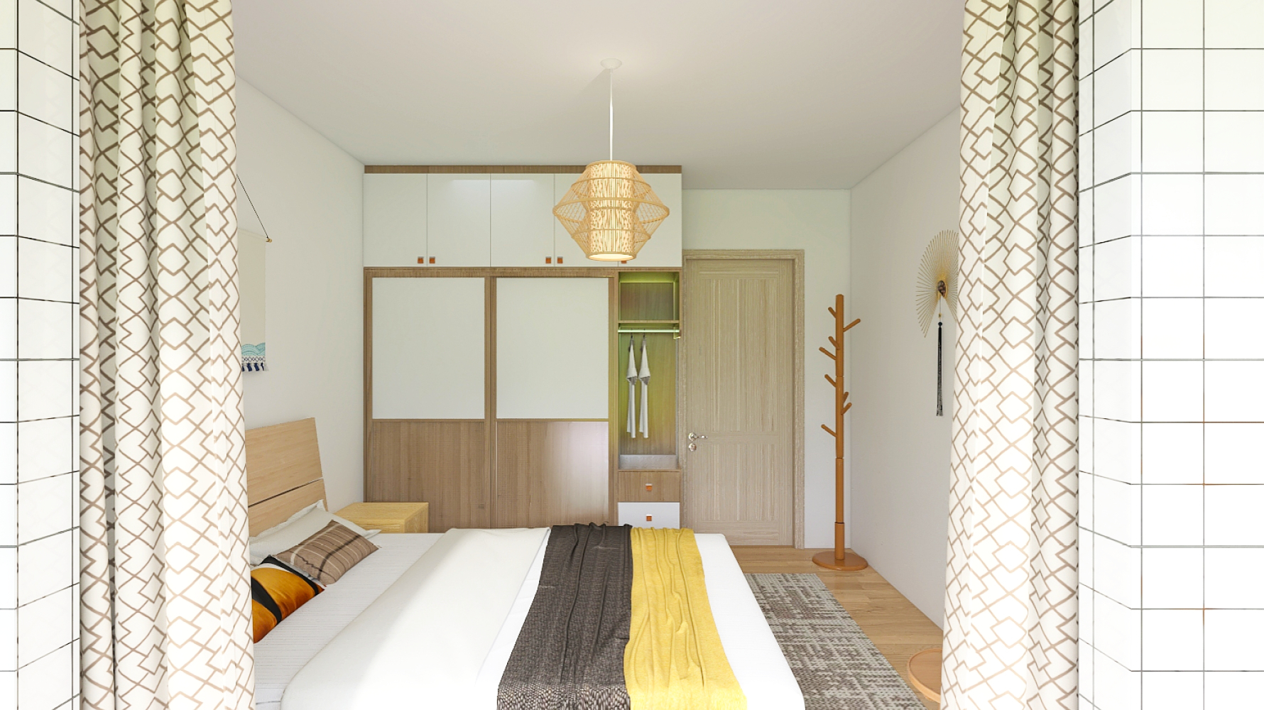 53平小户型公寓装修日式新中式的禅意风格