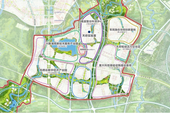 "奔现"的兴隆湖:公园城市下,"西部硅谷"大城已成