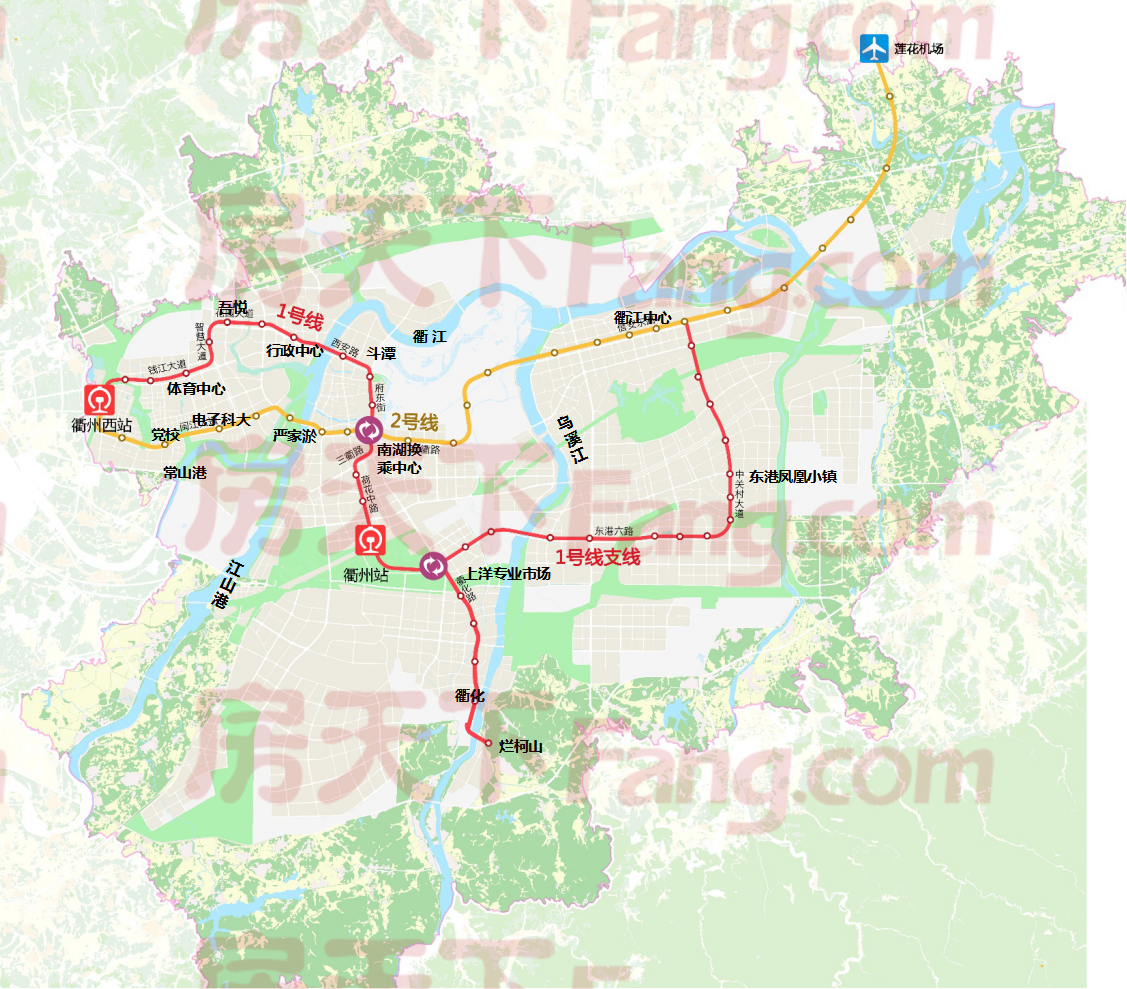 关于《衢州市轨道交通线网规划》草案的公告