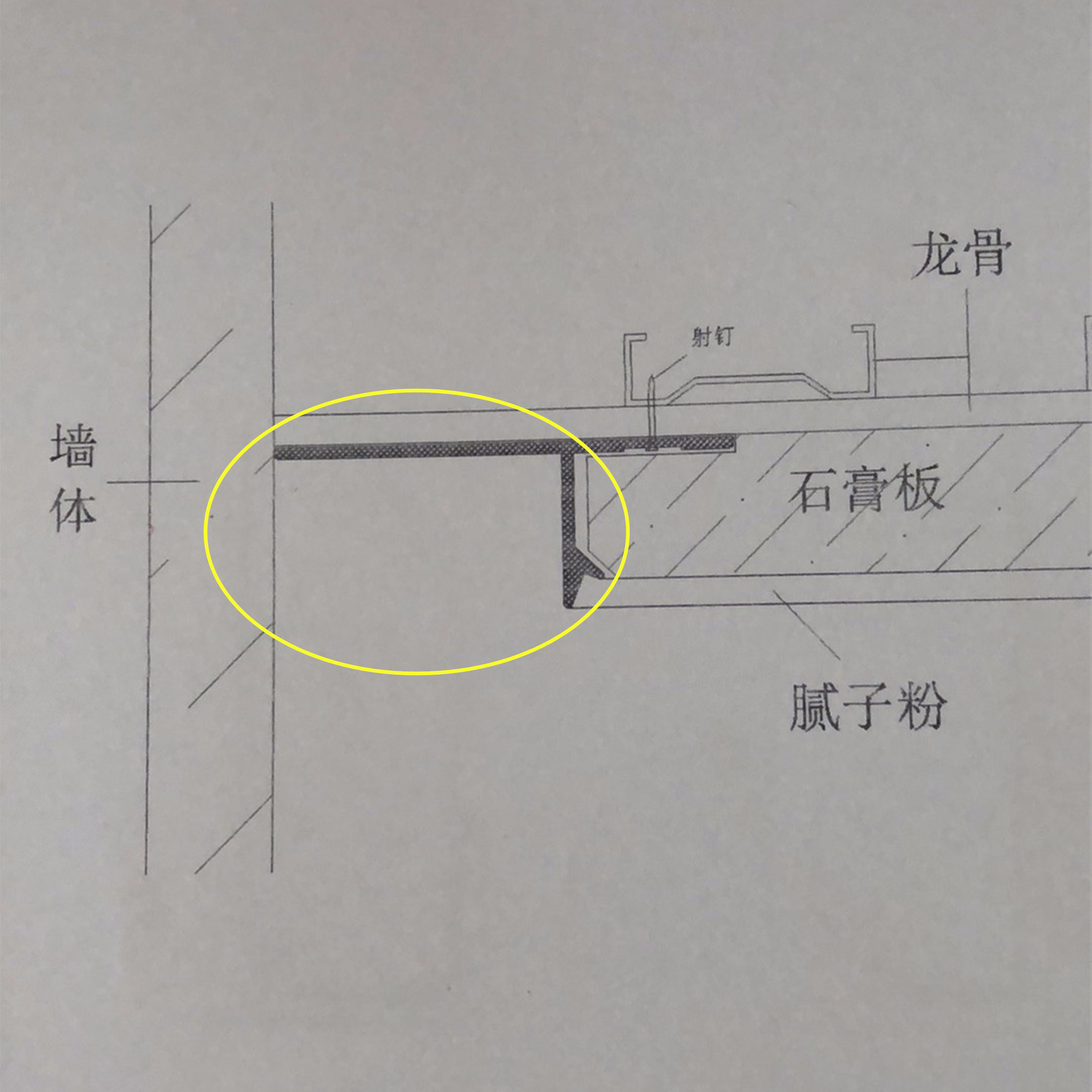 天花板沿边留条阴影缝,2公分宽简洁高级,这活工人还不