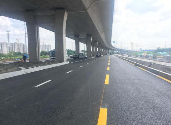 全线采用连续高架形式 江平东路一期工程率先完成全部施工
