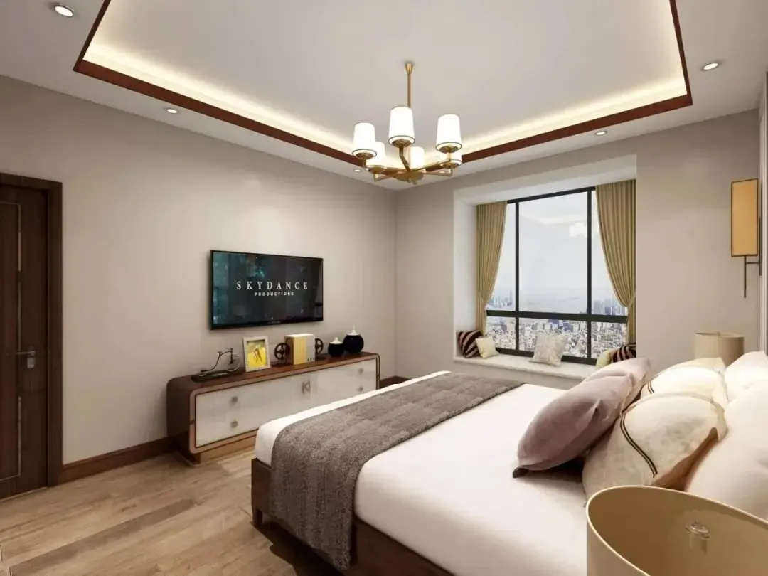 2室一厅新中式风格 爷爷奶奶的养老房安排