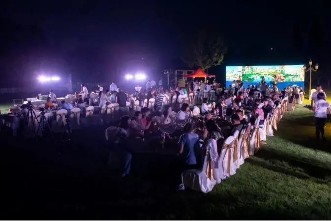 草坪晚宴酒会现场