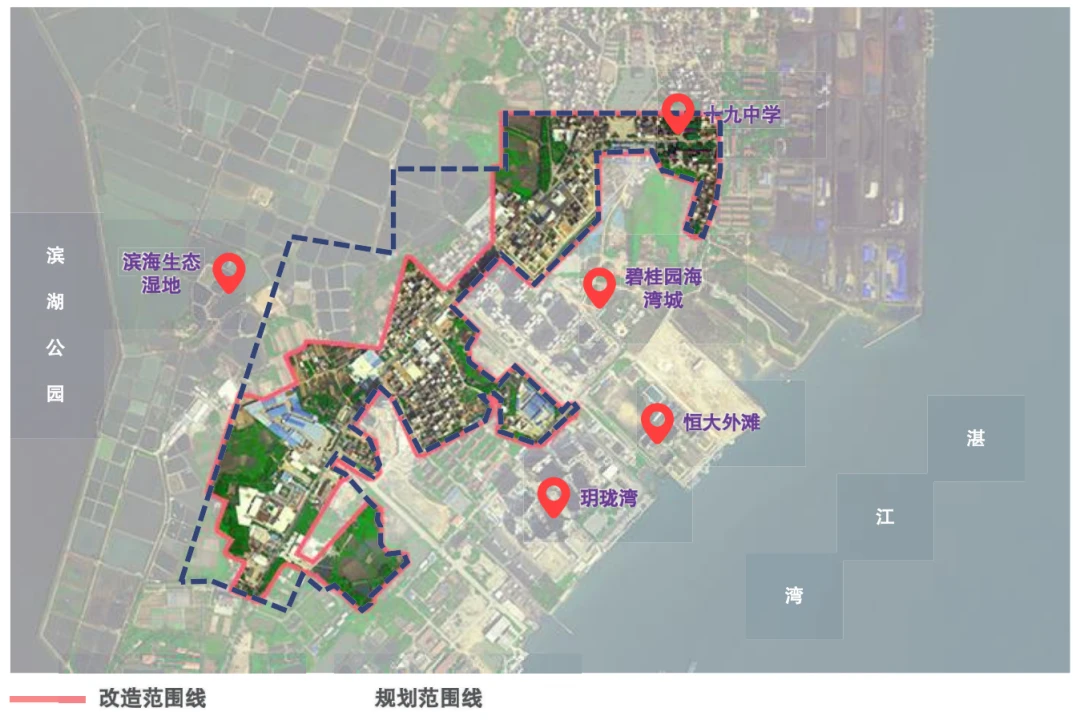 超多猛料约5631亩用地湛江4大城市更新片区详情发布