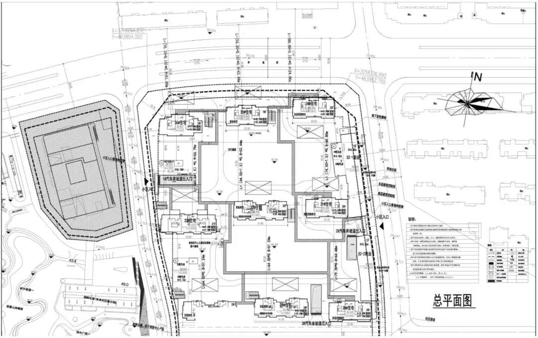 山嘴头未来社区"檀院"项目公示,规划涉及9幢高层住宅