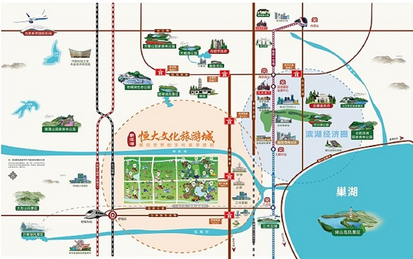 新滨湖恒大文化旅游城怎么样,附近交通