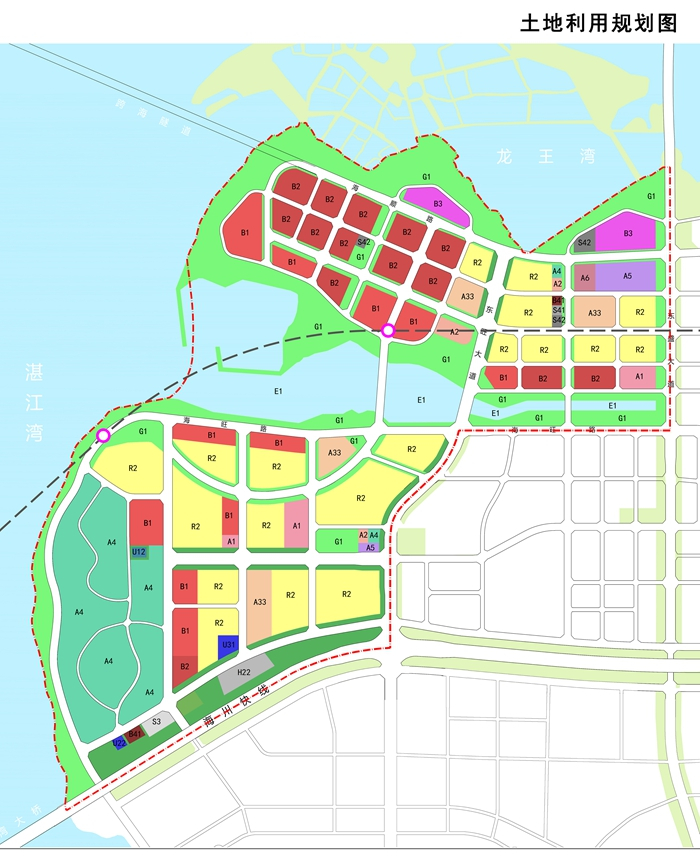 《湛江市海东新区起步区首开区控制性详细规划及城市设计(草案)公示》