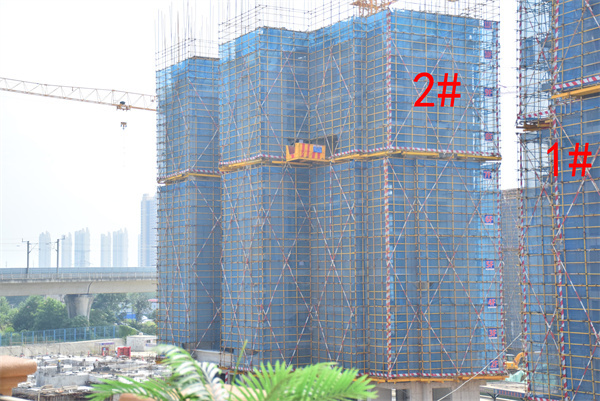 楚霖·鼎观世界五期丨紫境九月工程进度播报：1#、2#楼主体结构已建至12层，园林示范区正在施工建设中