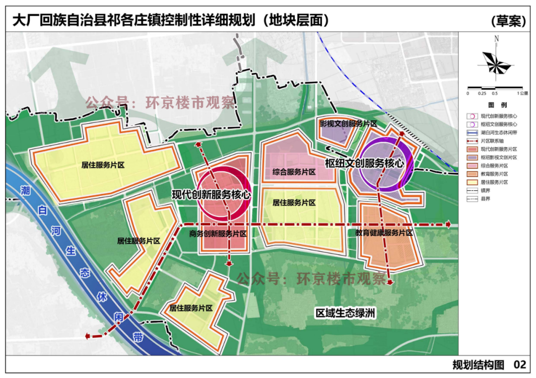 大厂潮白新城控制性详细规划（草案）批前公示！北三县建设飞速发展