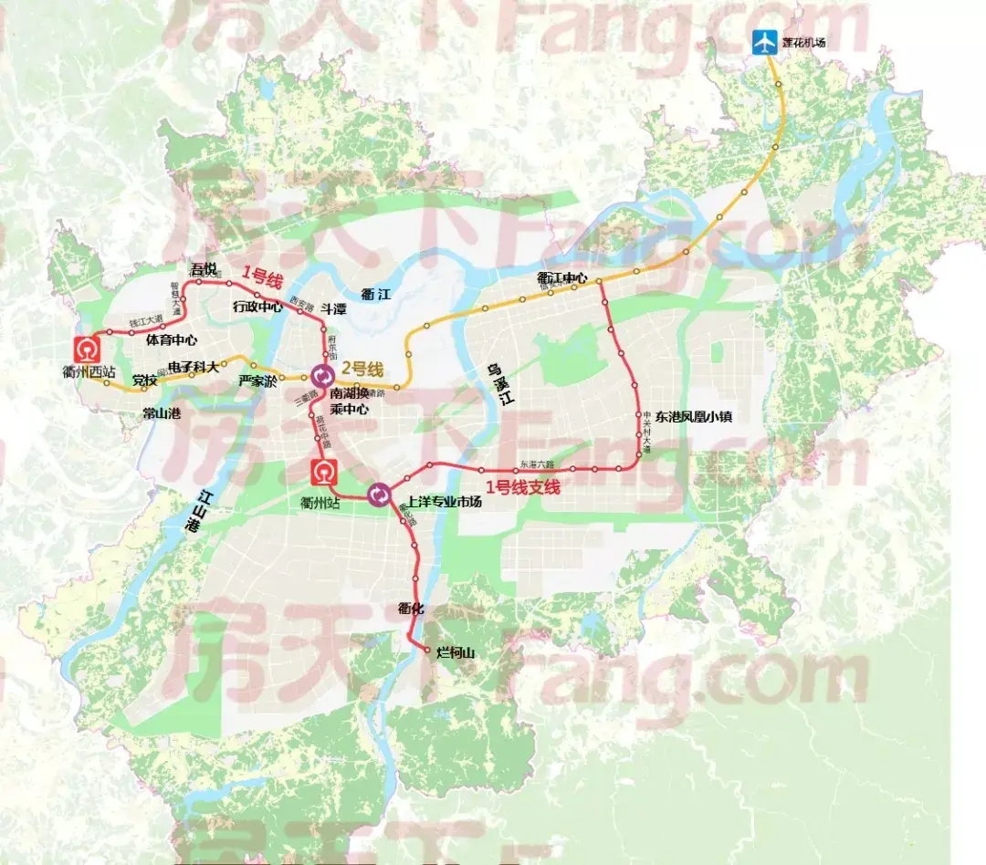 衢州轨道1号线开工了衢江卓尔停工了万田乡规划