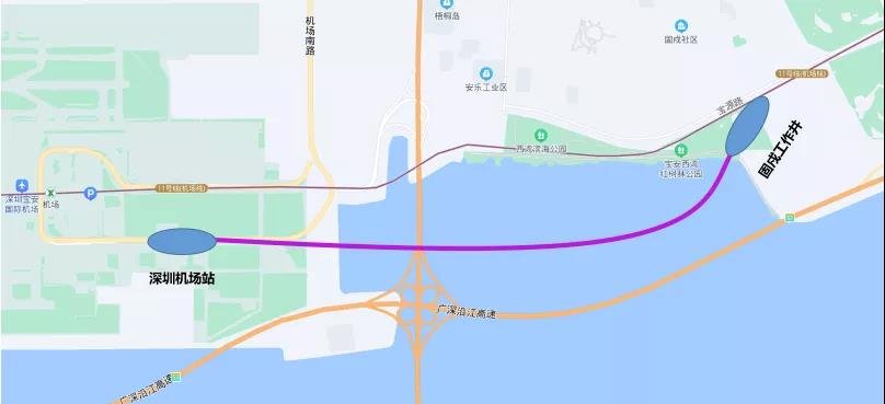 穗莞深城际正穿越“西湾海域”！全线共设西乡、宝安、前海3座车站