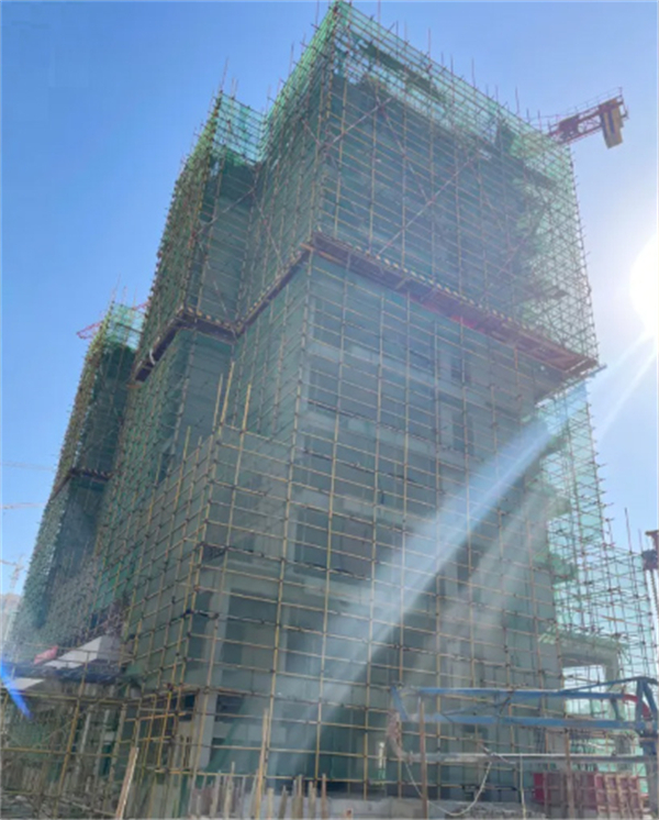 民邦·壹號院11月工程进度：1#、2#、3#楼封顶，5#楼21层梁板结构施工完成