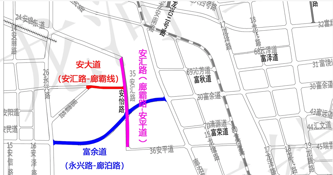 廊坊市安次区龙河南路网工程来了计划22年2月开工