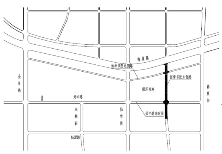 金华市区三条新建道路规划公示