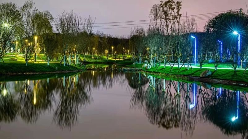 虎年必打卡！广安最美景观示范区——蓝城·桃李湖滨美好生活体验园