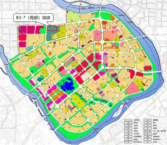 关于《赣州市章江新区控制性详细规划(修编》b3-7(局部)地块规划调整